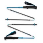 DIAMOND BLACK DISTANCE CARBON TREKKING POLES  115 CM - DESERT SKY