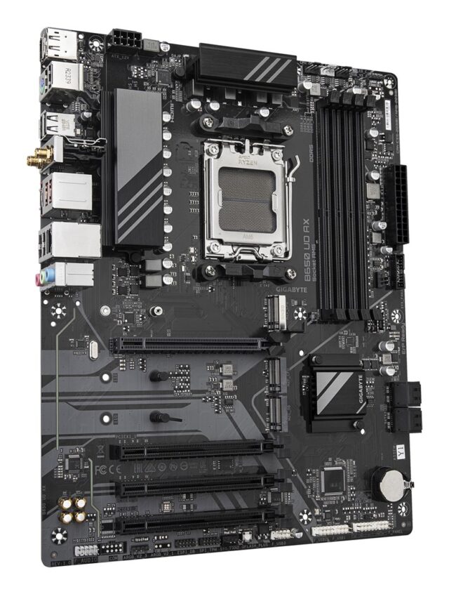 GIGABYTE B650 UD AX Motherboard - AMD Ryzen 9000 Series CPUs  6+2+2 Phases VRM  up to 7600MHz DDR5 (OC)  1xPCIe 5.0 + 2xPCIe 4.0 M.2  GbE LAN  WIFI 6  USB 3.2 Gen 2 - imagine 3
