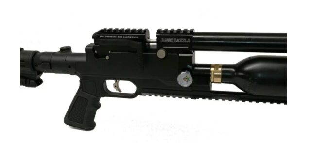Air rifle Kral Puncher Jumbo Dazzle PCP black 5 5 mm EKP - imagine 12