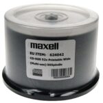 MAXELL CD-R 700MB 50 pcs. 52x80 min  spindel  CD-R for printing