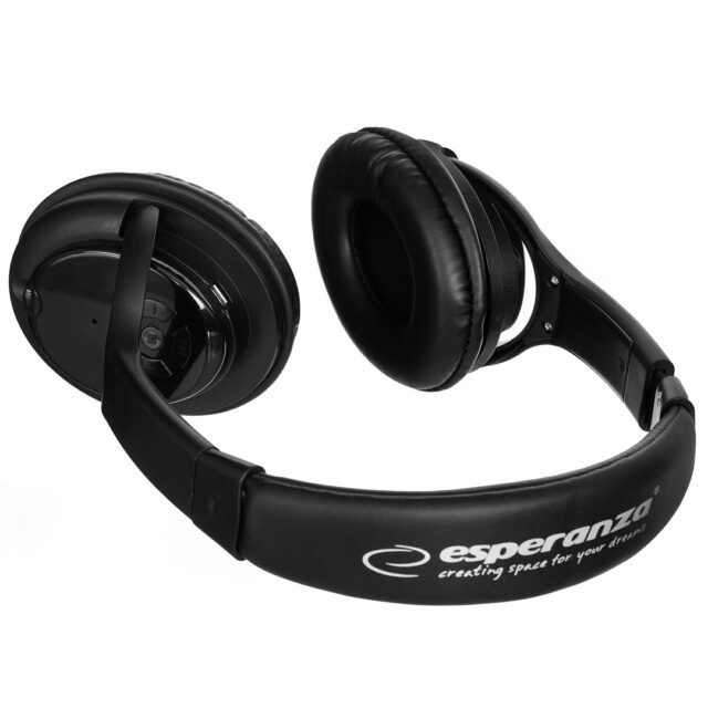 Esperanza Libero EH163K Headset Wireless Head-band Music Mini-USB Bluetooth Black - imagine 5