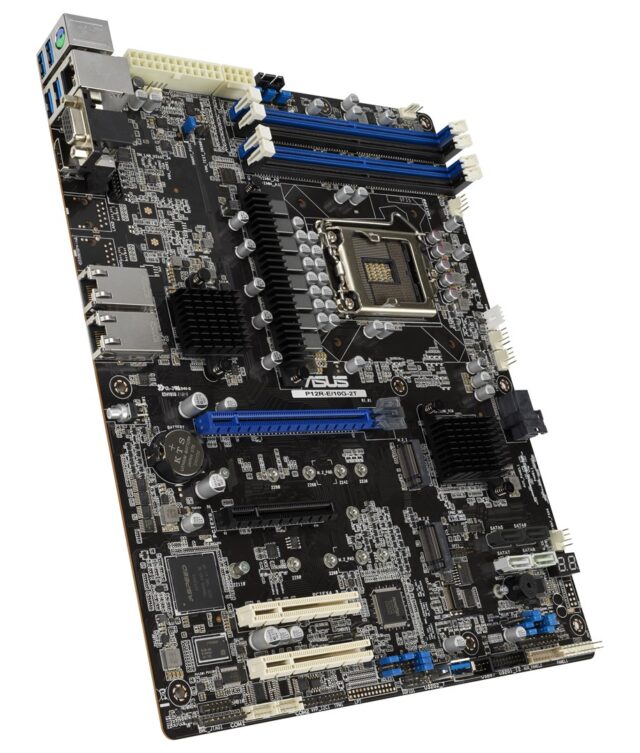 ASUS P12R-E/10G-2T 90SB0AI0-M1UAY0 (Socket H5) ATX server motherboard - imagine 3