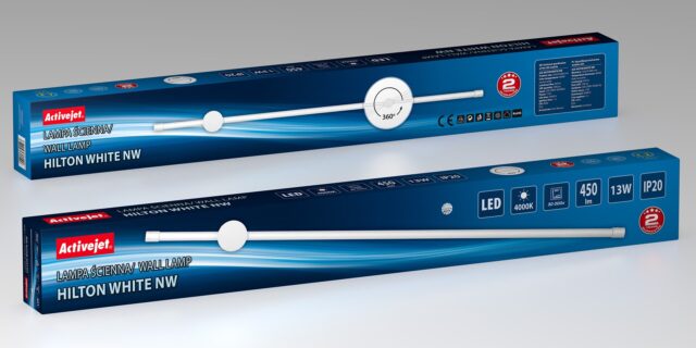 Activejet LED wall lamp AJE-HILTON White NW - imagine 2