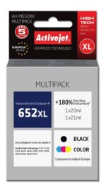 Activejet AH-M652RX ink (replacement for HP 652 F6V25AE/F6V24AE; Premium; 1 x 20 ml  1 x 21 ml; black  color) - imagine 2
