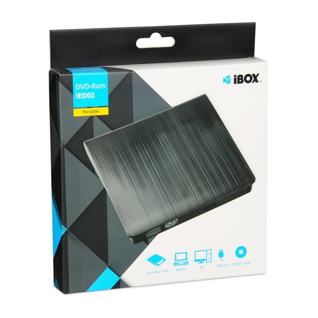 iBox IED02 optical disc drive DVD-ROM Black - imagine 9