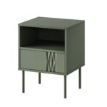 Cama Bedside table 2 pcs. TRESSE 44x40x53 matte green