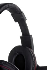 Esperanza EH118 headphones/headset Wired Head-band Calls/Music Black  Red - imagine 3