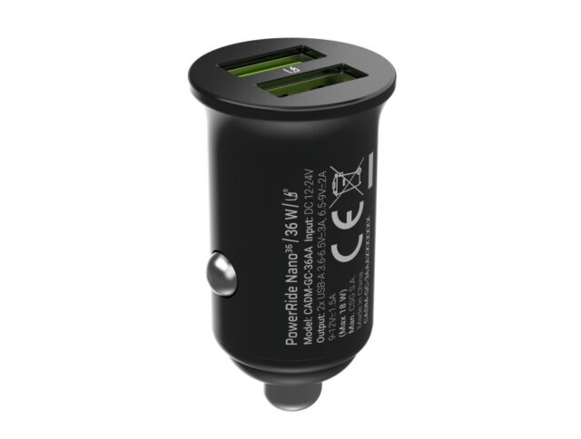 Green Cell Car Charger GC PowerRide Nano36 36W 6A 2x USB-A - imagine 6
