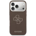 Case Guess FW Resin Logo for iPhone 17    Pro brown - imagine 3