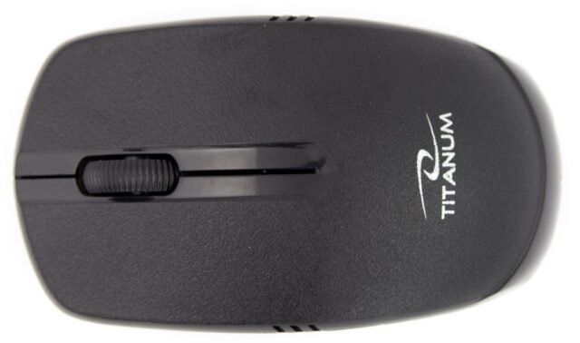 TITANUM TK108 Keyboard + USB mouse Black - imagine 4