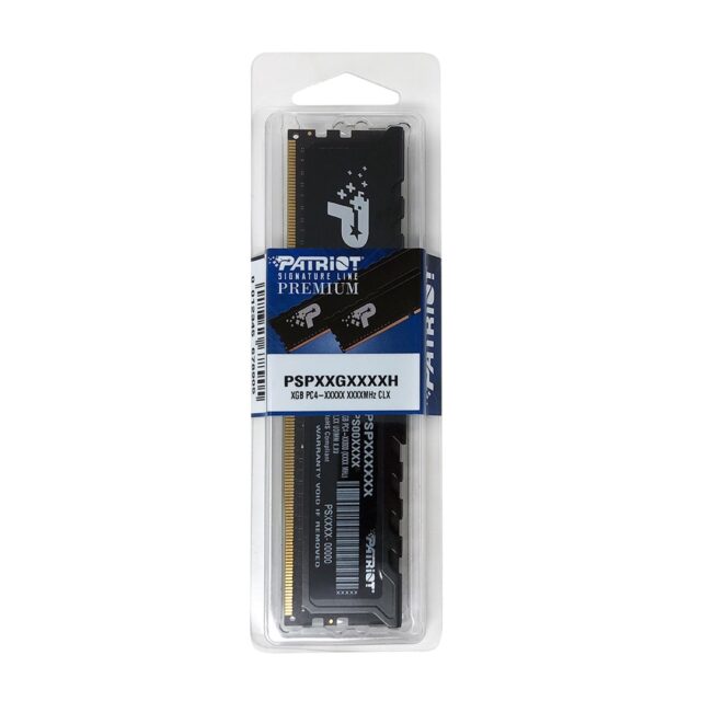 Patriot Premium Black DDR4 16GB 3200MHz CL22 Radiator - imagine 4