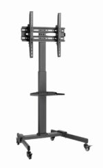 Gembird TVS-55T-01 TV floor stand with caster wheels (tilt)  32  - 55   black
