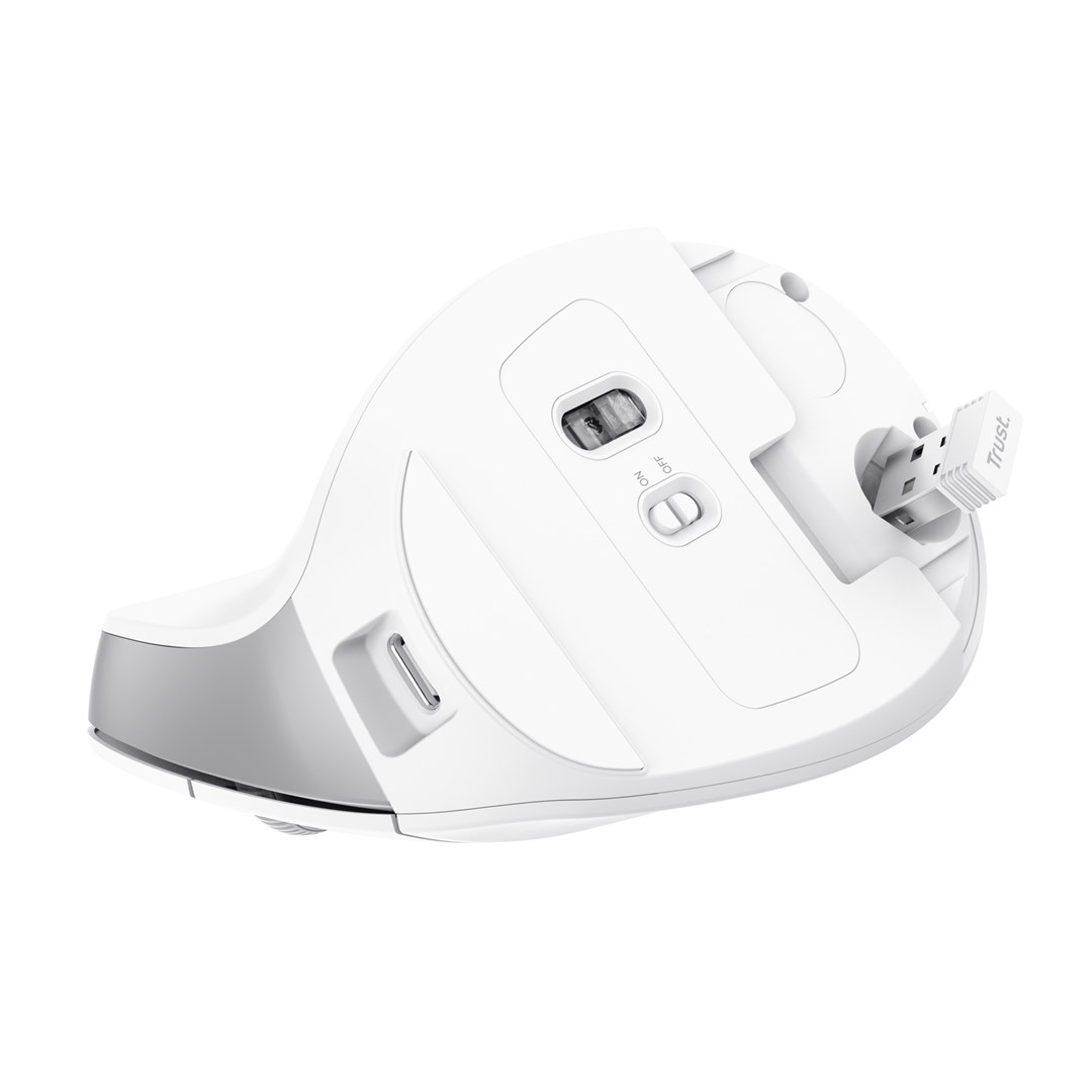 cps-22c036994e1d452532ff35fd7b109316-2026-01-15-04-08-47 Trust Bayo II - Ergonomic Wireless Mouse (white) - imagine 1