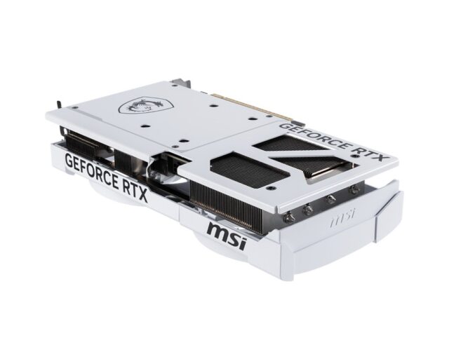 MSI graphics card RTX 5070 12G VENTUS 2X OC WHITE) - imagine 2