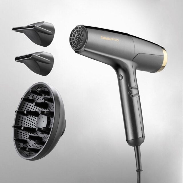 BaByliss Falco BAB8550E Professional Hair Dryer 2000 W Black - imagine 4