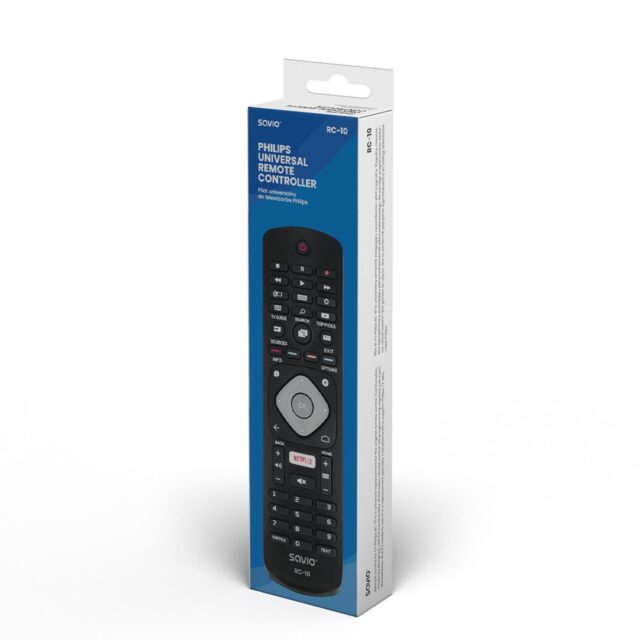 SAVIO Universal remote controller/replacement for PHILIPS TV RC-10 IR Wireless - imagine 4