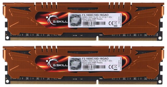 G.Skill 16GB PC3-12800 Kit memory module 2 x 8 GB DDR3 1600 MHz - imagine 3