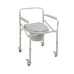 TIMAGO TGR-R KT 023C Toilet chair on wheels folding portable toilet for seniors