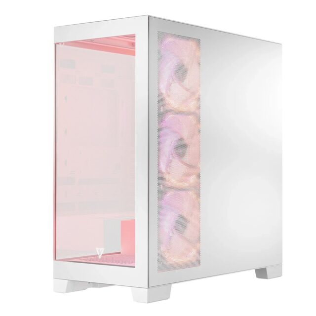 Modecom Volcano SPACE APEX ARGB MIDI Midi Tower White - imagine 10