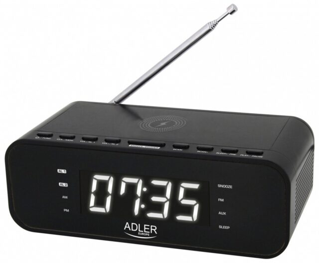 ADLER AD 1192b radio alarm clock black - imagine 11