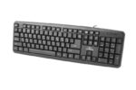 Esperanza TKR101 keyboard Office USB QWERTY English  Russian Black - imagine 2