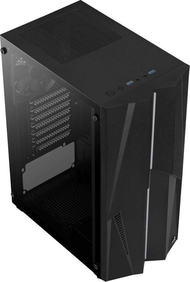 Computer case Aerocool Mecha Midi Tower Black - imagine 7