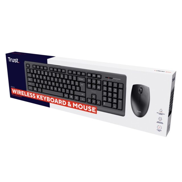 Trust Primo - set (wireless keyboard + wireless mouse)  black - imagine 5