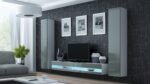 Cama TV stand VIGO NEW 30/180/40 white/grey gloss
