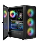 Logic PORTOS ARGB MINIDI USB 3.0 Case Black - imagine 2