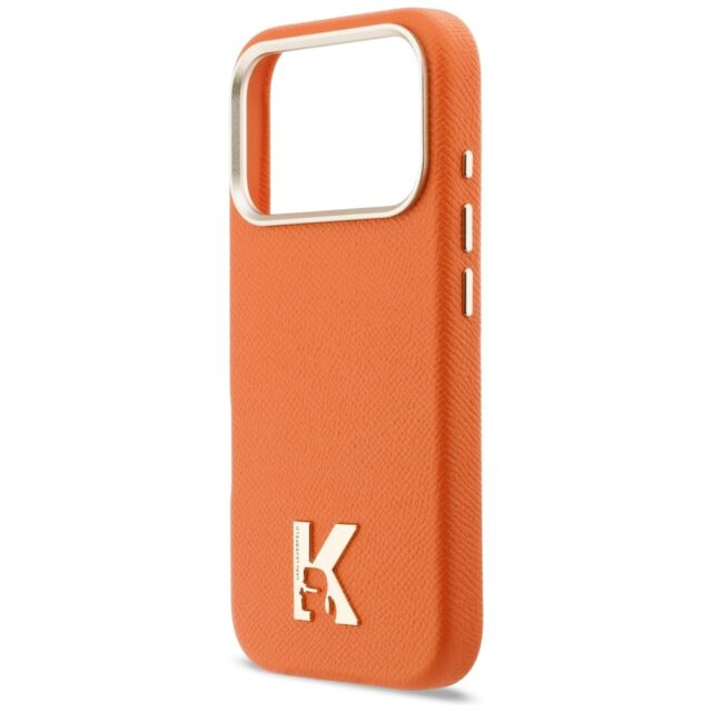 Case Karl Lagerfeld Karl Head Logo       MagSafe for iPhone 17 Pro Max orange - imagine 6