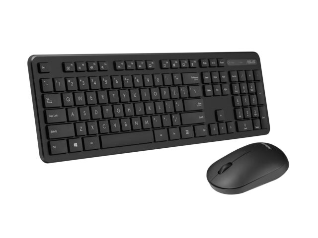 ASUS CW100 keyboard Mouse included Universal RF Wireless QWERTY US English Black - imagine 7