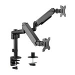 Gembird MA-DA2P-01 Adjustable desk 2-display mounting arm  17”-32”  up to 9 kg