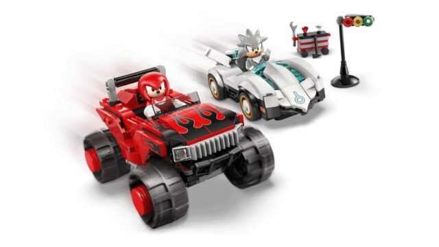 LEGO Sonic 77118 Srebrny samochód vs. monster car Knucklesa - imagine 8