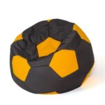 Sako bag pouffe Ball black-yellow XL 120 cm