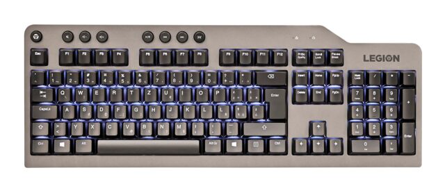 Lenovo Legion K500 keyboard USB QWERTZ Black  Grey - imagine 9