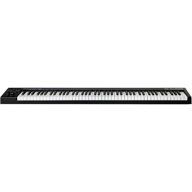 M-AUDIO Keystation 88 MK3 MIDI keyboard 88 keys USB Black  White - imagine 4