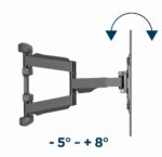 Gembird WM-75ST-01 TV mount/stand 190.5 cm (75 ) Black - imagine 8