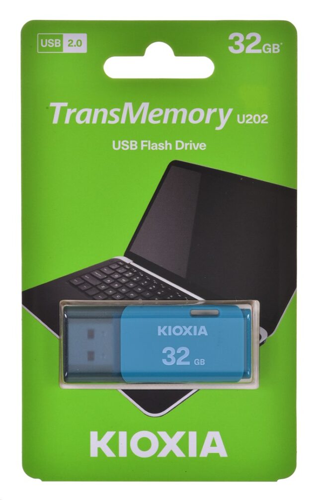 Kioxia TransMemory U202 USB flash drive 32 GB USB Type-A 2.0 Blue - imagine 2