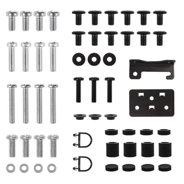 Maclean universal TV stand  for RTV cabinet  stand  max. 40kg  max. VESA 400x400  height and angle adjustment  for 32-65  TV  MC-1240 - imagine 6