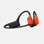 Suunto Wing 2 Coral Orange wireless bone conduction headphones with power bank - imagine 2