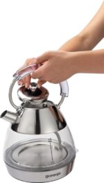 Gorenje K17GPD electric kettle 1.7 L 2200 W Stainless steel - imagine 3