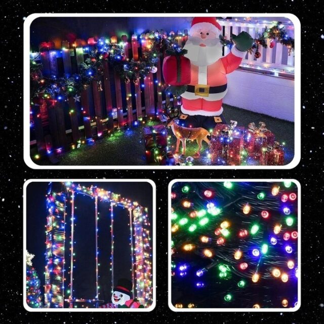 EXTRALINK LAMPKI CHOINKOWE ŚWIATEŁKA ŚWIĄTECZNE 300LED WEWN. ZEWN. MULTIKOLOR 21,7M - imagine 9