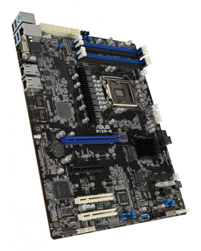 ASUS P12R-E Intel C256 LGA 1200 (Socket H5) ATX server motherboard - imagine 2