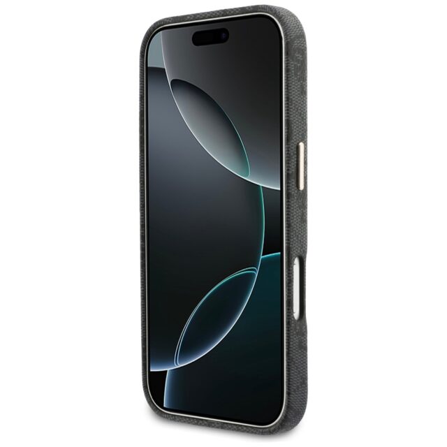 Case Guess 4G Script MagSafe for iPhone   17 Pro black - imagine 5