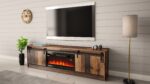 RTV GRANERO + fireplace cabinet 200x56.7x35 old wood - imagine 4