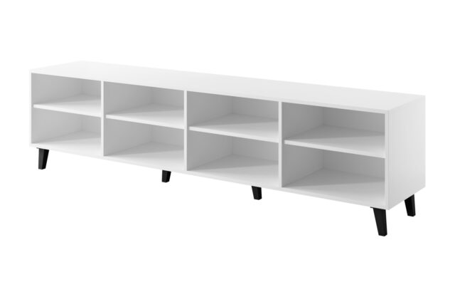 RTV cabinet BARI 200x42x52 white matt - imagine 2