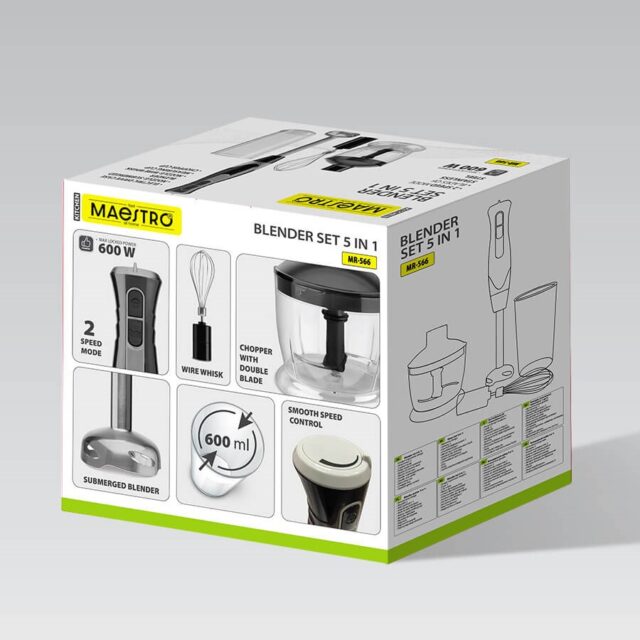 Blender zestaw 500W MR-566 MAESTRO - imagine 5