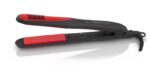 Esperanza EBP004 hair styling tool Straightening iron Black Red 35 W - imagine 2