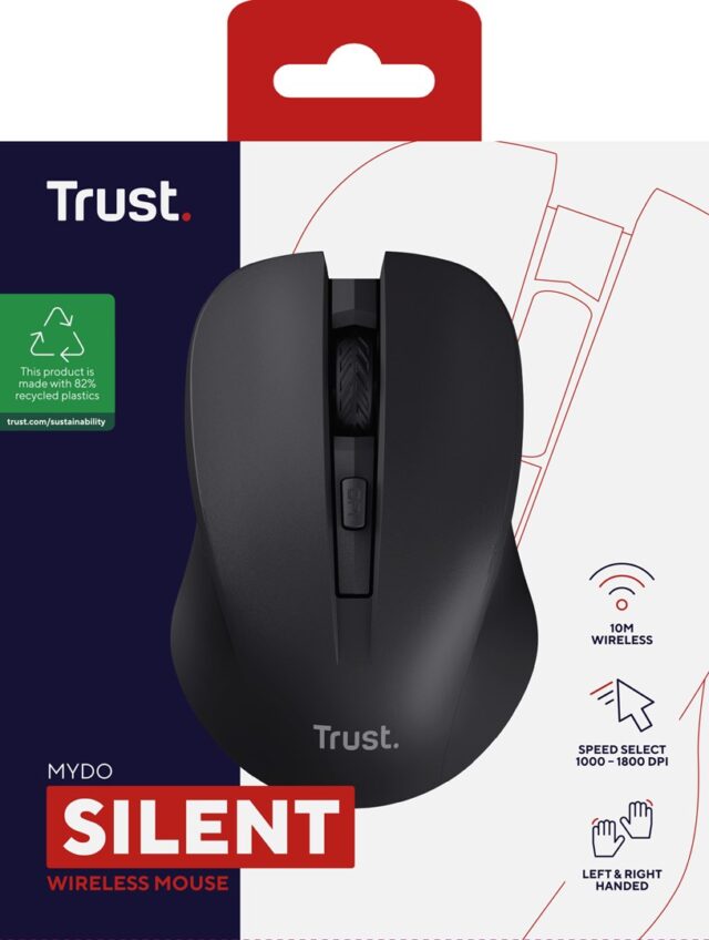 Trust Mydo mouse Office Ambidextrous RF Wireless Optical 1800 DPI - imagine 6