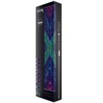 Twinkly Matrix - 500 RGB LED Pearl-shaped lights  clear wire  1.7x7.8ft F-plug type - imagine 2